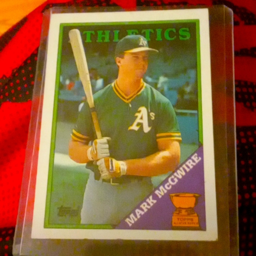 Big Mack aka Mark McGwire rookie error card